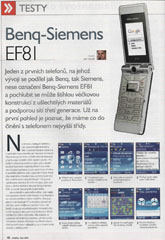 Benq-Siemens EF81 strana 1 (mobility říjen 2006)